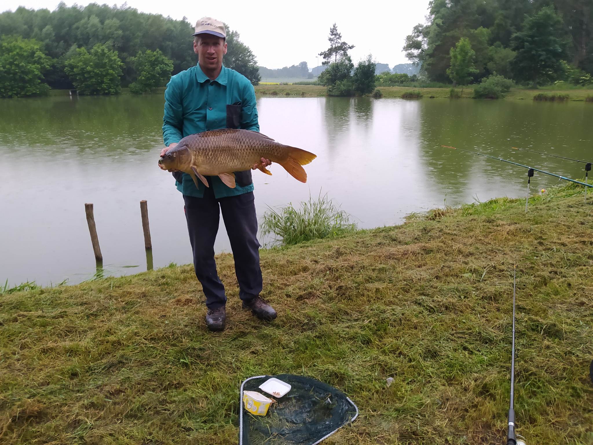 Zdenek Miroš - kapr 90 cm. Chycen 8.6.2023